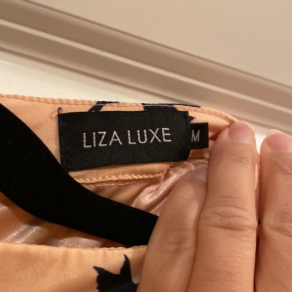 Liza Luxe boutique dress Sz M - Picture 4 of 4